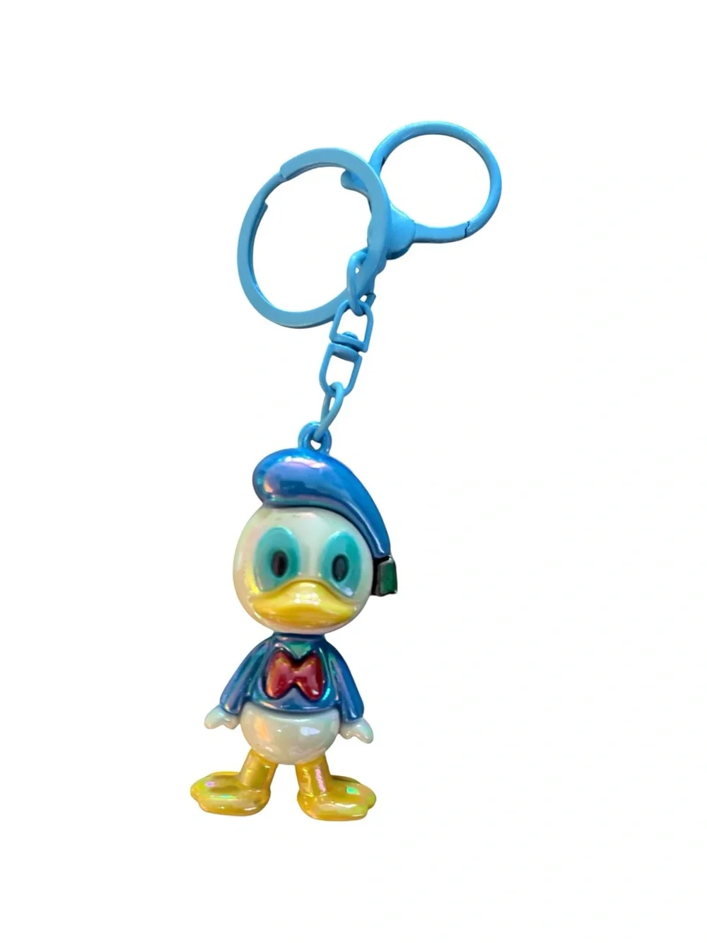 DONALD DUCK 3D IRIDESCENT BAG CHARM KEYCHAIN